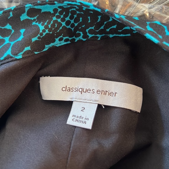 CLASSIQUES ENTIER TEAL SPOTTED DRESS - Picture 6 of 6